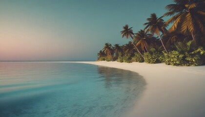 Fototapeta na wymiar tropical beach in the maldives