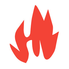 fire icon color,red,orange,yellow,vector