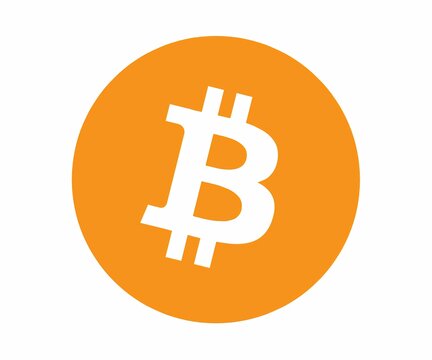 Bitcoin logo, Cryptocurrency concept, Golden bitcoin logo design, Crypto data unit, Business finance digital investment concept.
