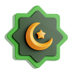 islamic ornament 3d graphic illustration