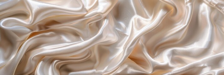 Obraz premium Luxurious golden silk texture for delicate background design with elegance and sophistication