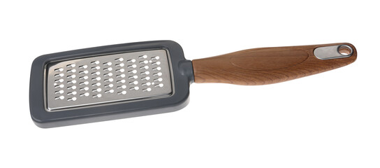 One metal grater for cheese isolated on white
