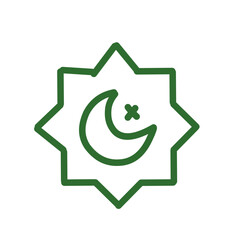 Ramadan Outline Doodle Vector