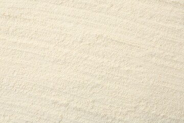 Obraz premium Texture of baking powder as background, top view
