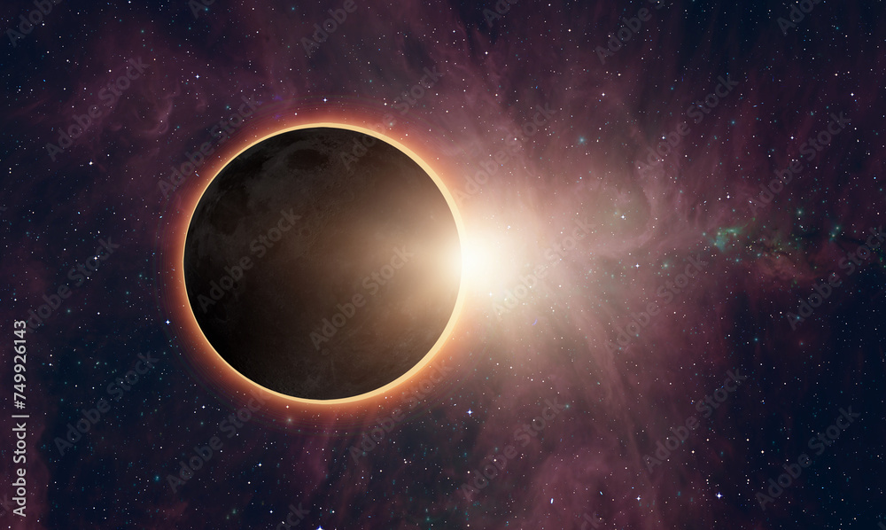 Aufkleber solar eclipse 