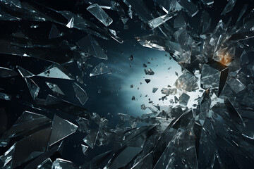 Kaleidoscope of Destruction: An Intimate Study of Shattered Glass