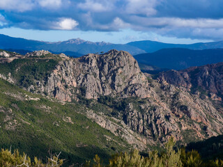 Naklejka premium Corse- Randonnée - Monte San Petru - Montagne