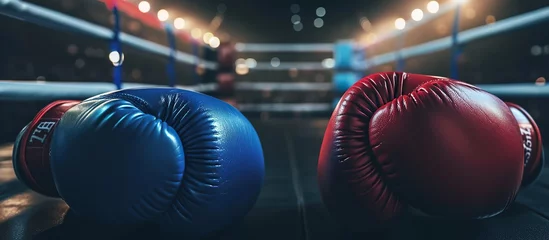 Türaufkleber close-up of boxing gloves © zaen_studio