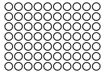 Fondo de patrón o motivo de círculos negros. 