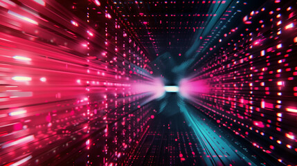 Naklejka premium led lighting in the future room