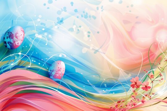 abstract background for Easter Sunday
