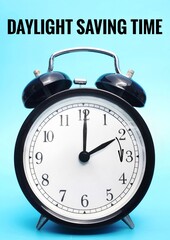 Daylight Saving Time Transition: Alarm Clock at 2 o'clock Switching to Daylight Hour