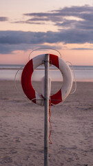 Rettungsring am Strand 