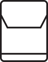 Obraz premium Envelope Line Icon