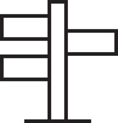 Street Guidepost Icon