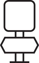 Street Guidepost Icon