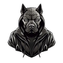 Fototapeta premium Dog Ninja. Ninja dog for design Cute 3D ninja dog cartoon