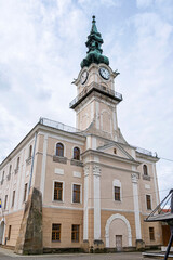 Fototapeta na wymiar Historic town hall, Kezmarok, Slovakia
