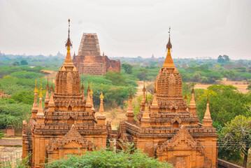 The Landscape of Temples in Bagan, Myanmar