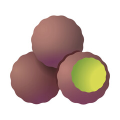 Falafel chickpea vector icon. Isolated a popular Middle Eastern dish that has been enjoyed for centuries sign design.