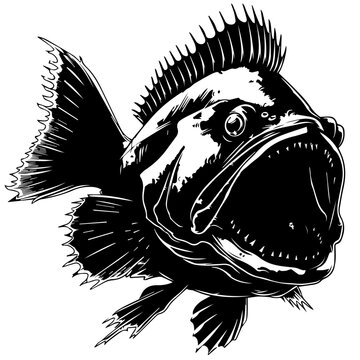 Sea Bass clip art preview