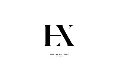 HX, XH, H, X, Abstract Letters Logo Monogram