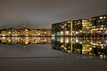 Modern apartment buildings in Stockholm - Sweden                