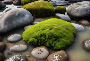Gartenposter stones on the water © rabia