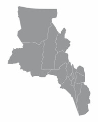 Catamarca province administrative map