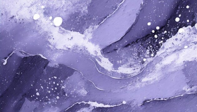 very peri abstract background hand painted texture watercolor splashes drops of paint paint strokes very peri purple monochrome color the texture of stone marble for backgrounds