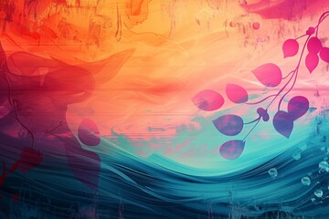 abstract background for Maundy Thursday