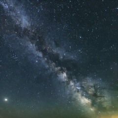 Obraz premium A group of twinkling stars