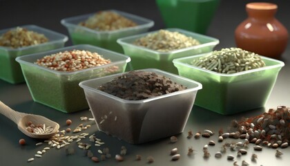 winter sowing seeds in plastic salad containers