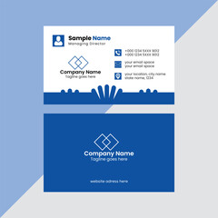 Modern Creative Corporate Minimalist  & Clean Business Card Template