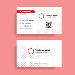 Modern Creative Corporate Minimalist  & Clean Business Card Template