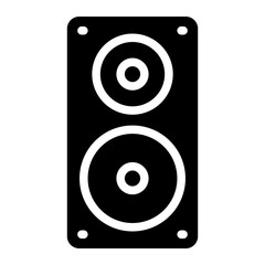Music speaker icon