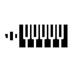 Obraz premium pianica icon