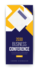 Business conference dl flyer template design, multipurpose business template, dl flyer, corporate marketing banner, multipurpose business template presentation 
