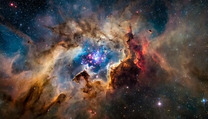 Obraz na płótnie Canvas a nebula in space