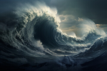 giant tsunami waves, big waves, storms, beautiful, terrible
