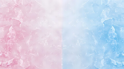 Fototapeta premium Pastel Blue and Pink Textured Wall Art. Background, wallpaper, header