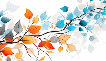 Beautiful abstract flower background in modern style with soft light and gentle design