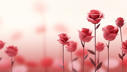 Light gentle abstract flower background in modern contemporary style with soft pastel colored petals