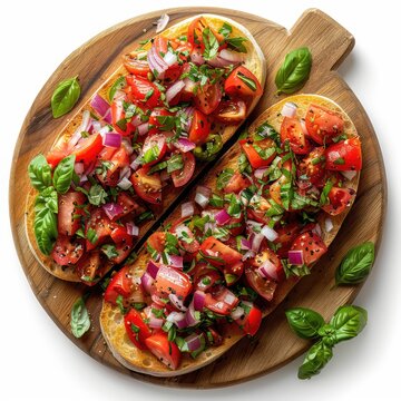 italian bruscetta food