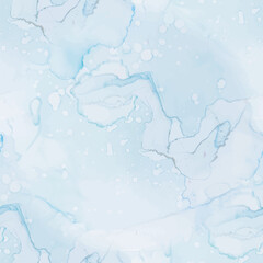 Watercolor Marble. Gold Sea Paint. Foil Marble Watercolor. Water Bronze Pattern. Blue Oriental Background. Fluid Pastel Watercolor. Alcohol Ink Marble. Modern Seamless Ink Painting. Pastel Vector Ink