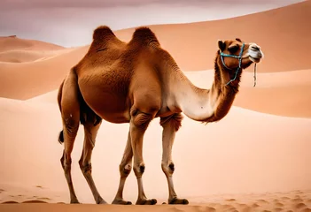  camel in the desert © Aqsa