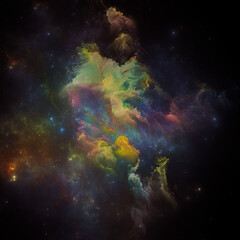 Obraz na płótnie Canvas Lights of Outer Space