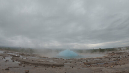 Strokkur is found in the Geysir Geothermal Area, Iceland, named after the Great Geysir. It is the...