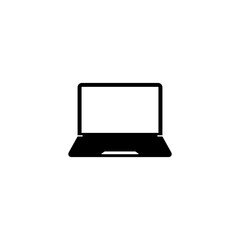 laptop icon isolate on white background.