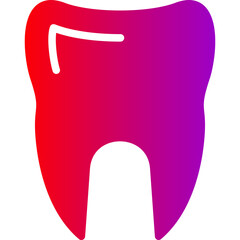 Dental Vector Glyph Gradient Icons